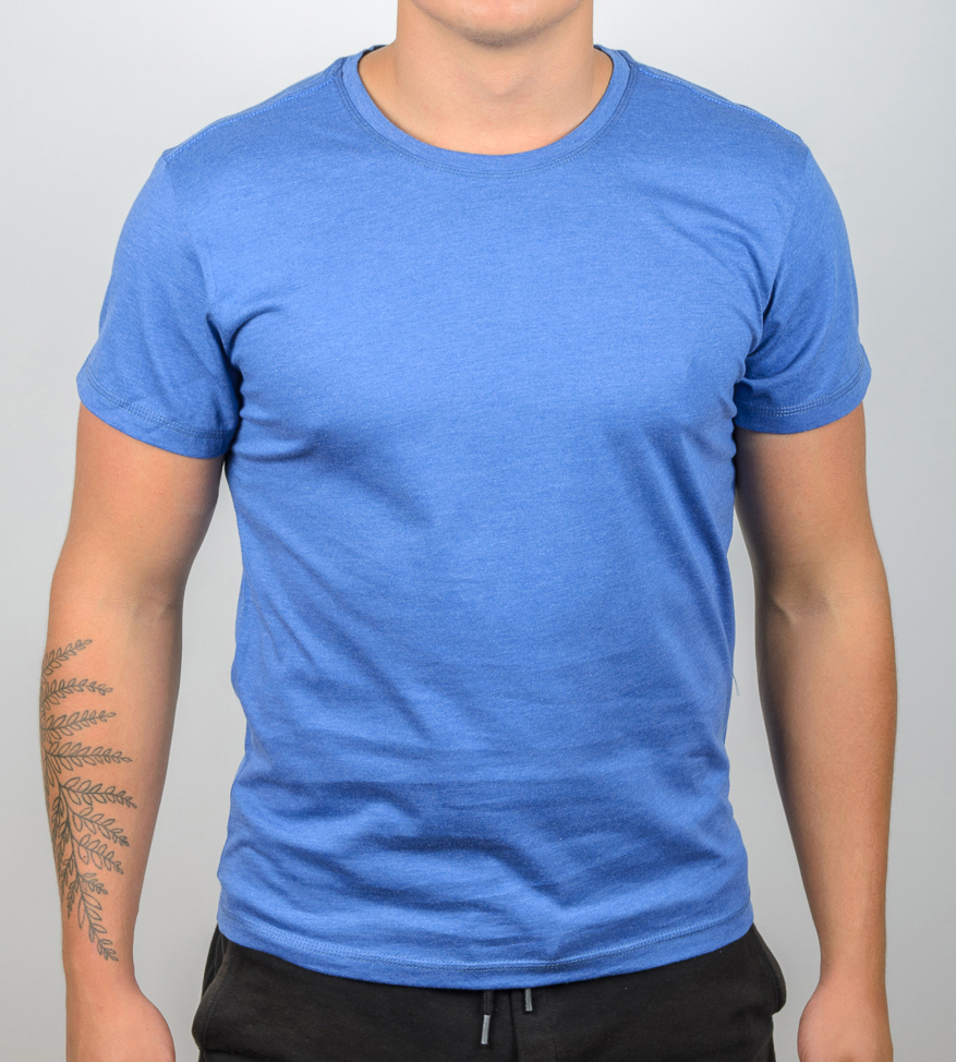 Футболка МЕЛАНЖ Однотонна 1300м (Уп.4шт M-XXL)