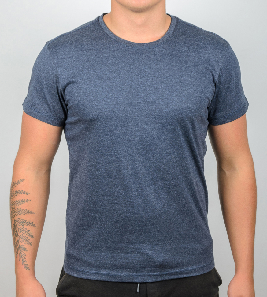 Футболка МЕЛАНЖ Однотонна 1300м (Уп.4шт M-XXL)