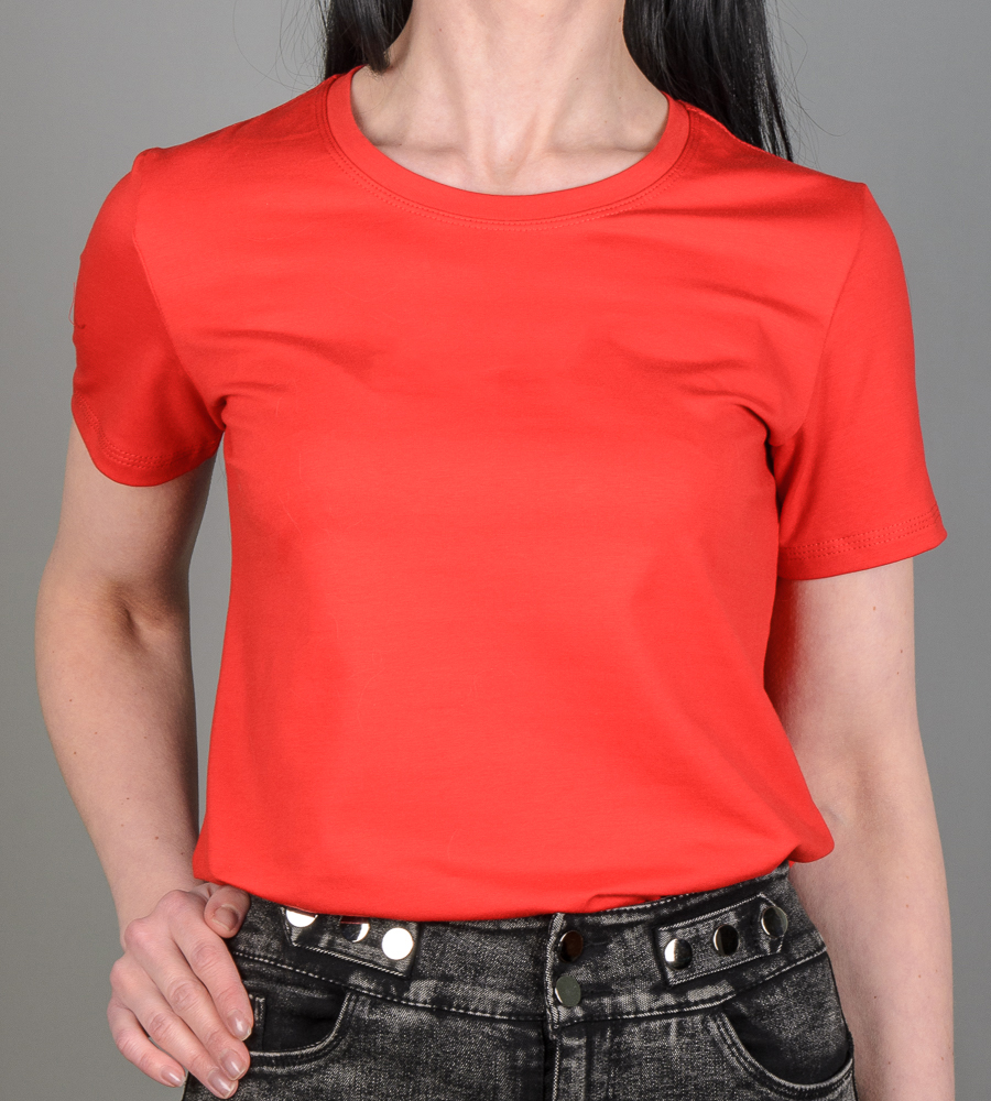 Футболка жіноча Однотонна 2300ж (Уп.4шт M-XXL)