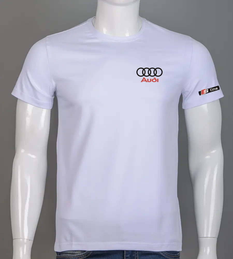 Футболка чоловіча AUDI 2250м (Уп.4шт M-XXL)