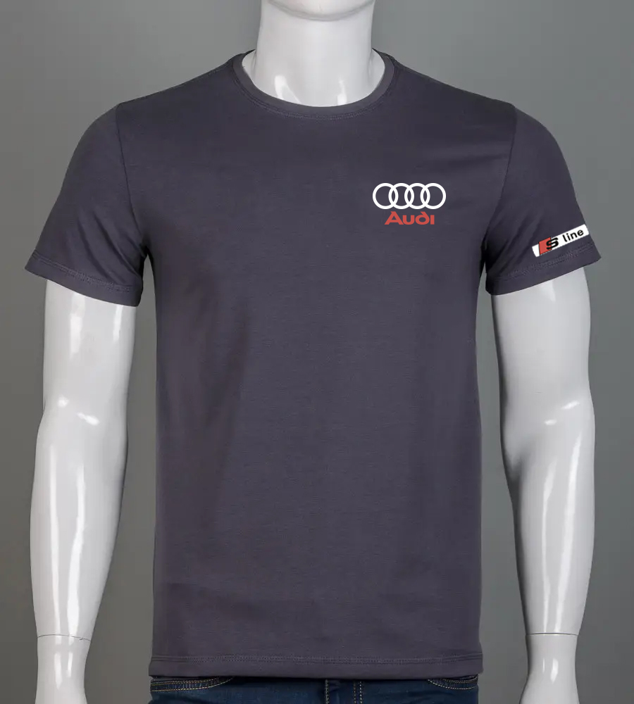 Футболка чоловіча AUDI 2250м (Уп.4шт M-XXL)