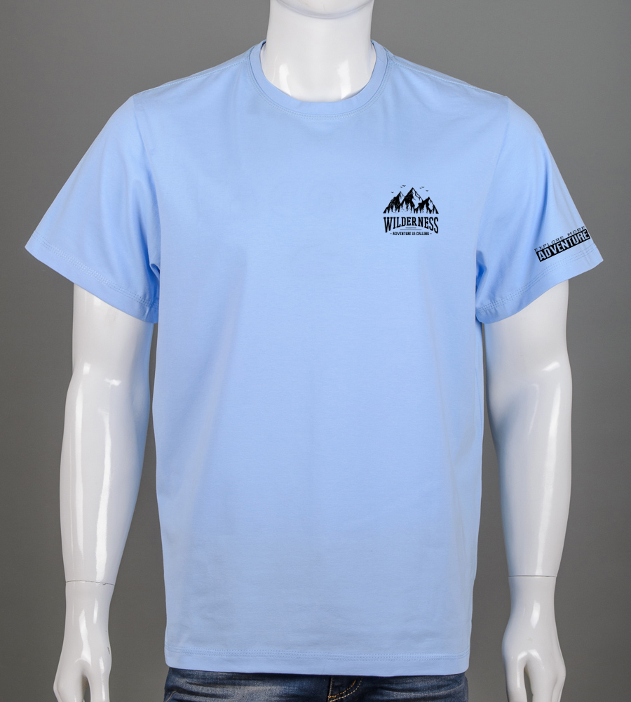 Футболка супер-батал Wilderness 2405сб (Уп.2шт 5XL,6XL), Блакитний 1