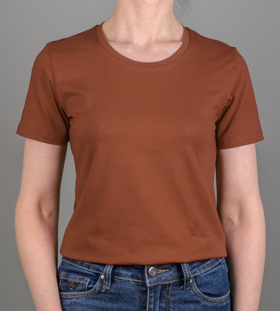 Футболка жіноча Однотонна 2300ж (Уп.4шт M-XXL)