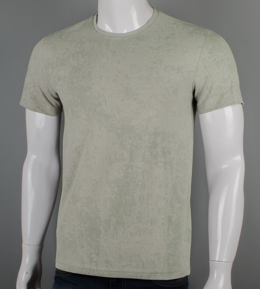 Футболка чоловіча Однотонна Мармур 2500м (Уп.4шт M-XXL), Таш 1