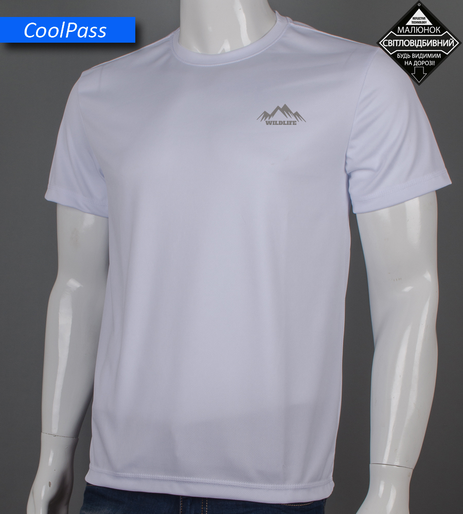 Футболка Coolpass Wild Life Reflective 5516м (Уп.4шт M-XXL), Білий 1