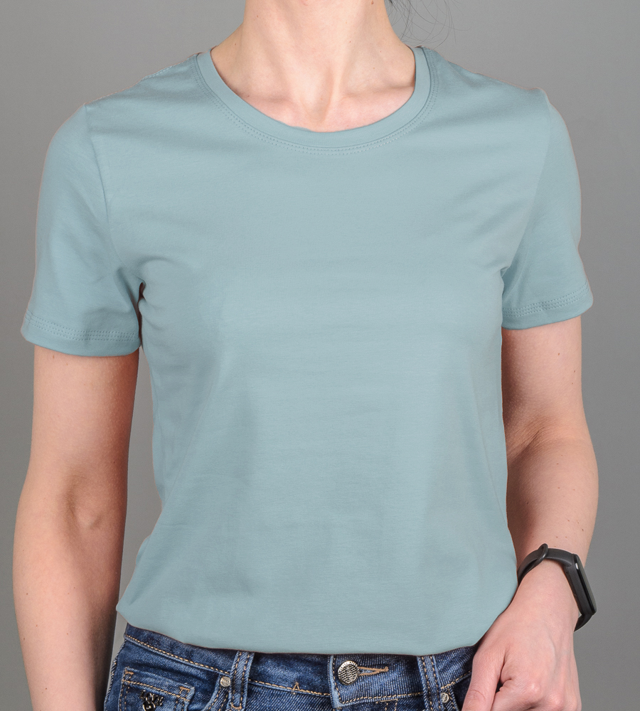 Футболка жіноча Однотонна 2300ж (Уп.4шт M-XXL)