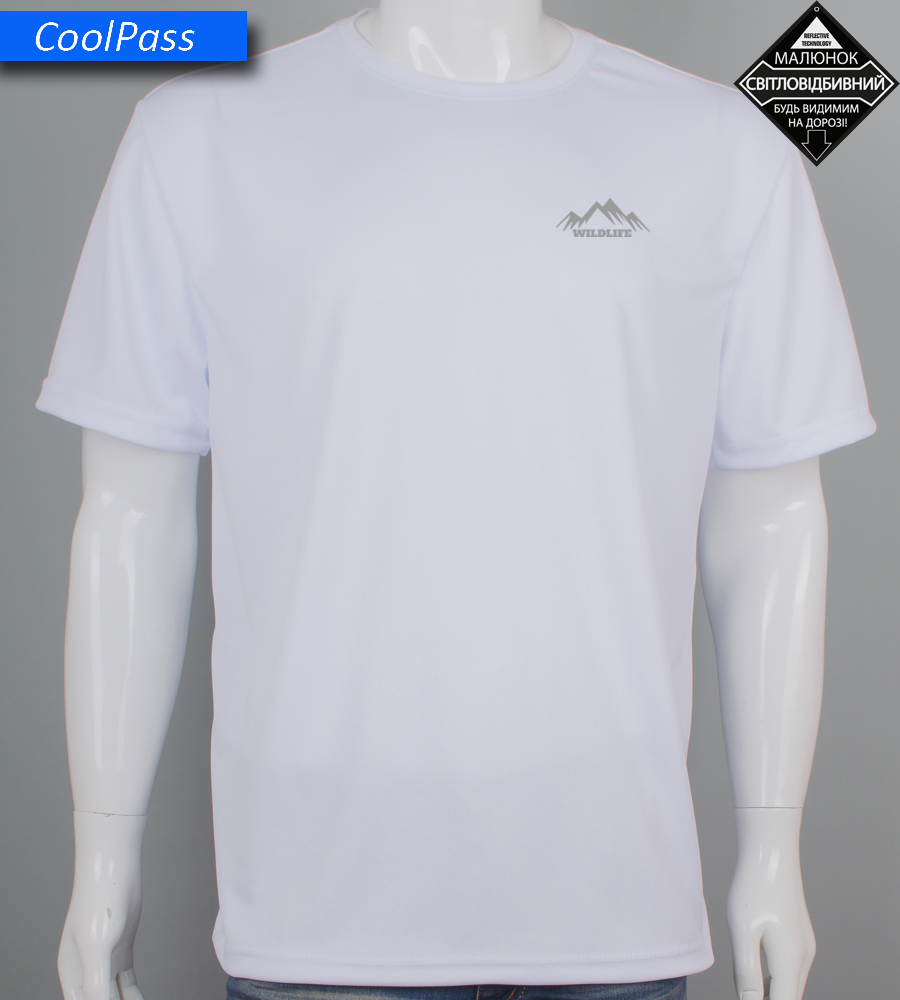Футболка батал Coolpass Wild Life Reflective 5516б (Уп.4шт 3XL,4XL), Білий 2
