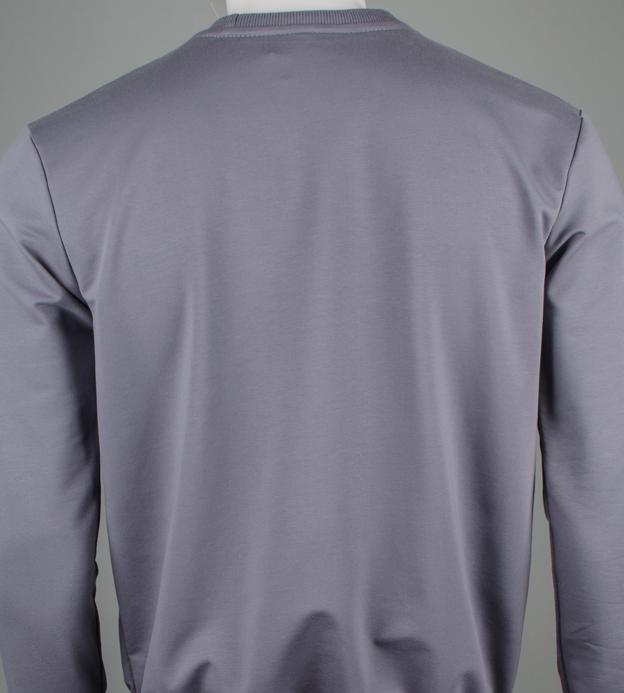 Світшот двонитка Однотонна Сірий 7300с,  (1шт)