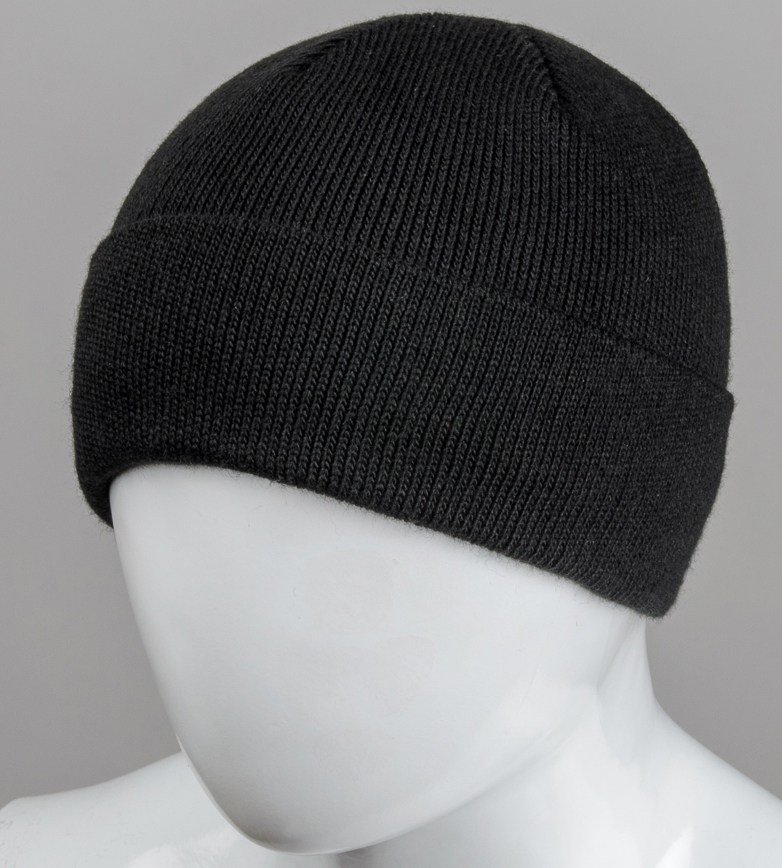 Шапка чоловіча з відворотом повний фліс (Ded22)