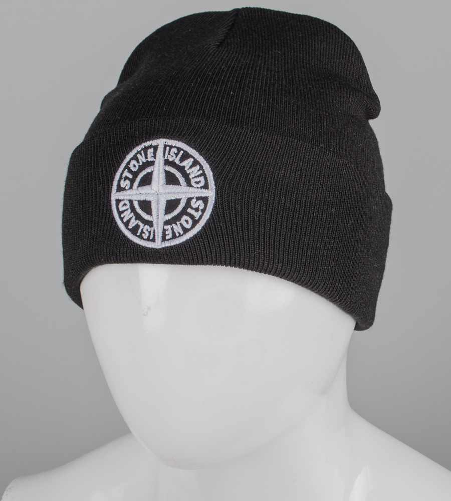 [_]Шапка молодіжна з вишивкою Stone Island (m33)