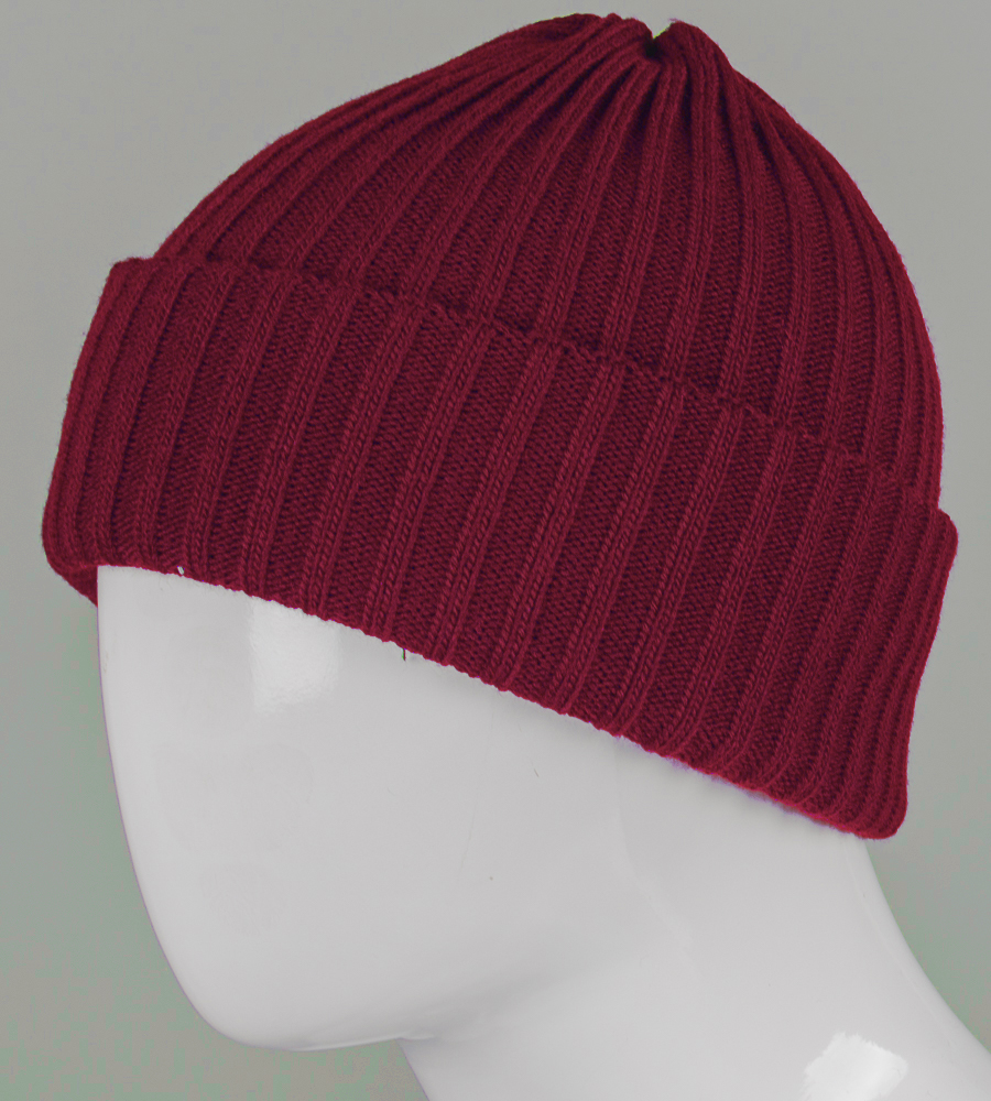 Об'ємна шапка з відворотом "Резинка" (250756)