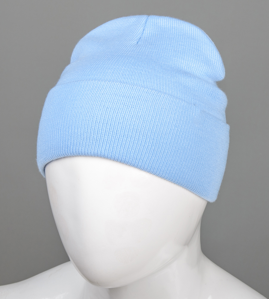 Базова шапка з відворотом на флісі (23206)