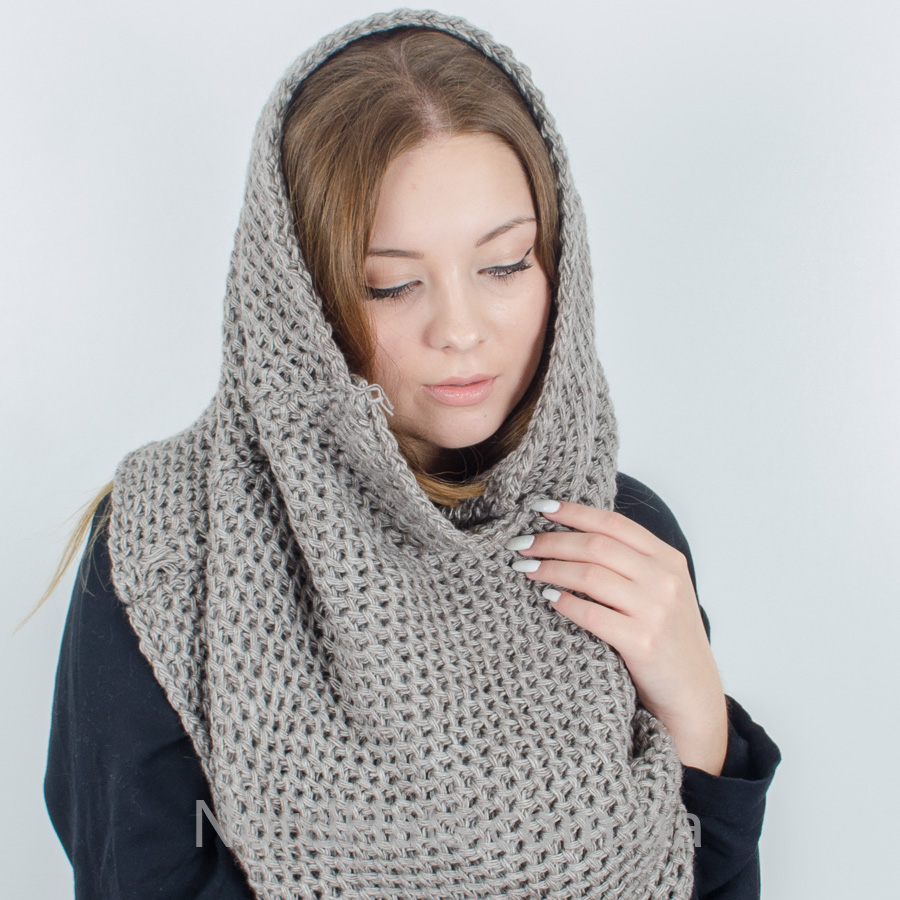 Снуд в'язаний,"Ажур"