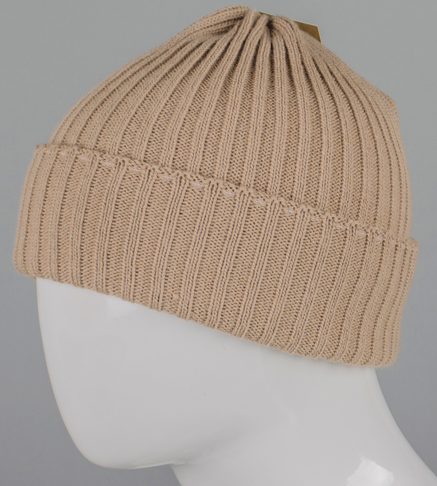 Об'ємна шапка з відворотом "Резинка" (250756)