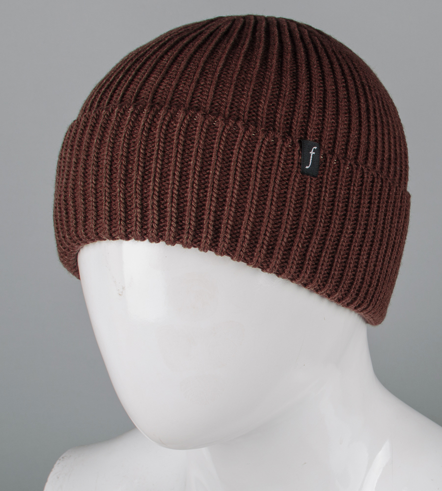 Безшовна шапка на флісі з відворотом (С2324)