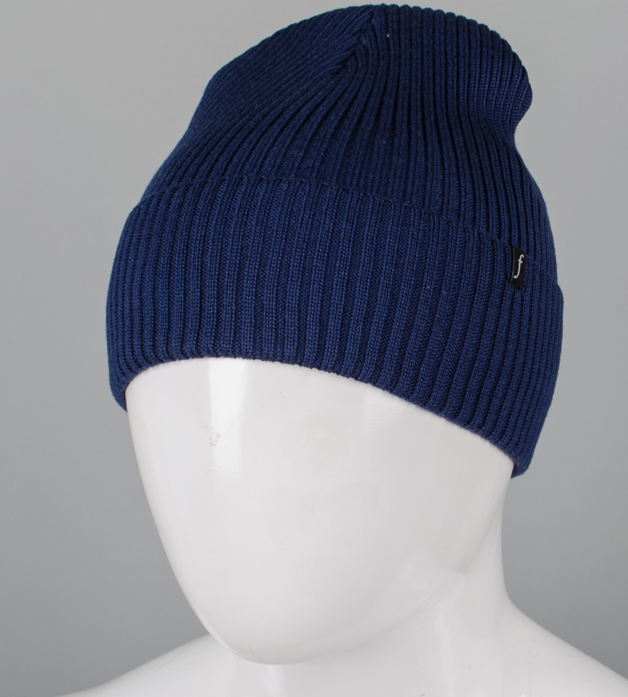  Резинка з відворотом на ФЛІСІ (251020) , Темно-синій 1