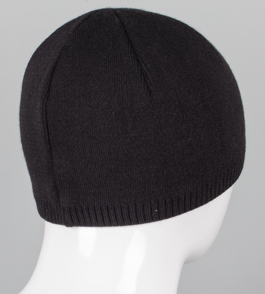 Шапка чоловіча без відвороту (251261) , Чорний 3