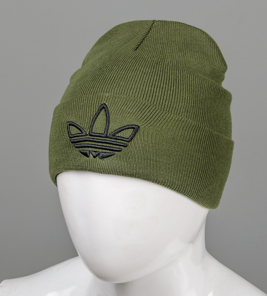 Шапка молодіжна з вишивкою А (m33) , Хакі 1