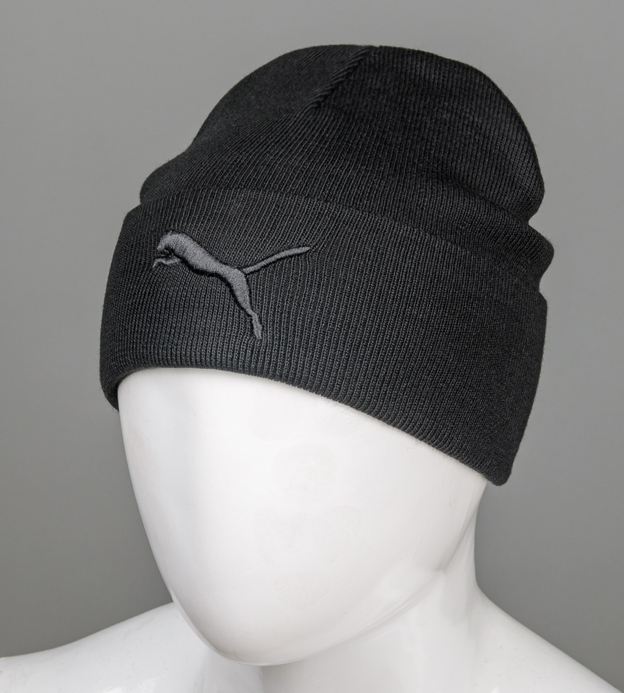 Шапка молодіжна з вишивкою Ра (m33) , Чорний з чорним 1