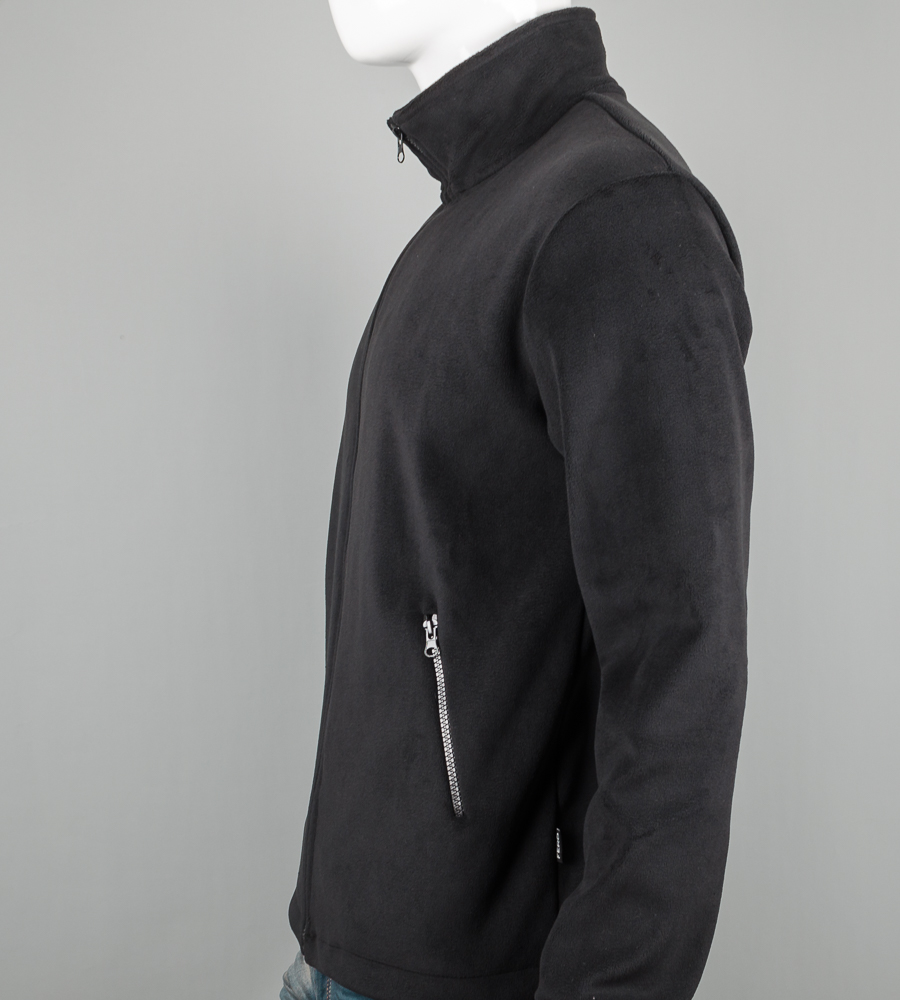 Флісова кофта на замку 2692ф (Уп.4шт M-XXL), Чорний 3