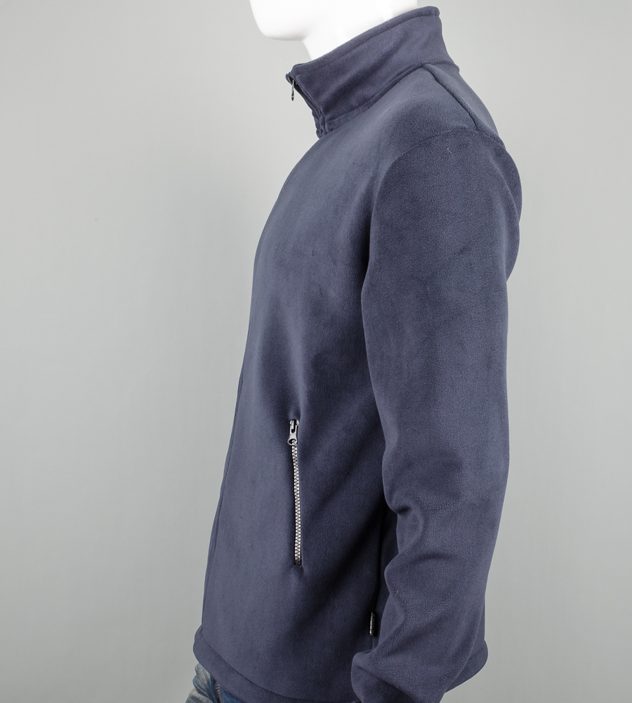 Флісова кофта на замку 2692ф (Уп.4шт M-XXL), Графіт 3