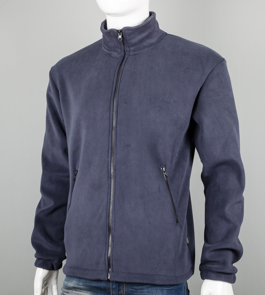 Флісова кофта на замку 2692ф (Уп.4шт M-XXL), Графіт 1