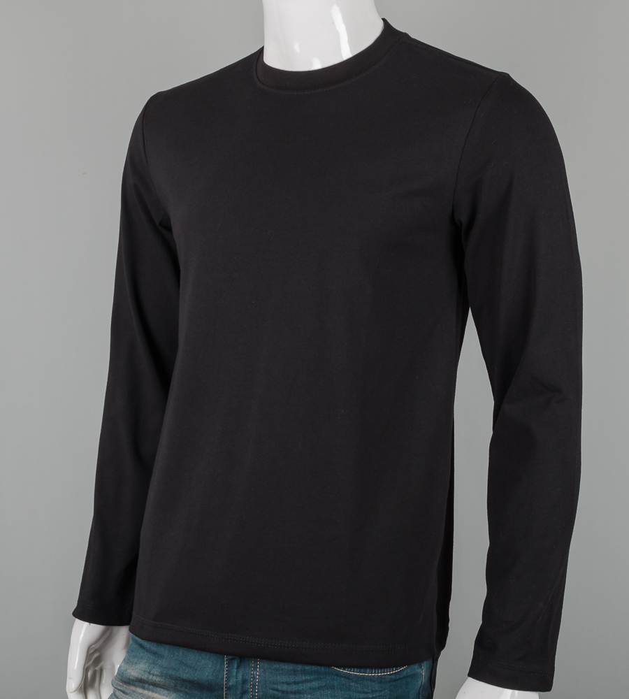 Лонгслів чоловічий Чорний 2600л,  (1шт)