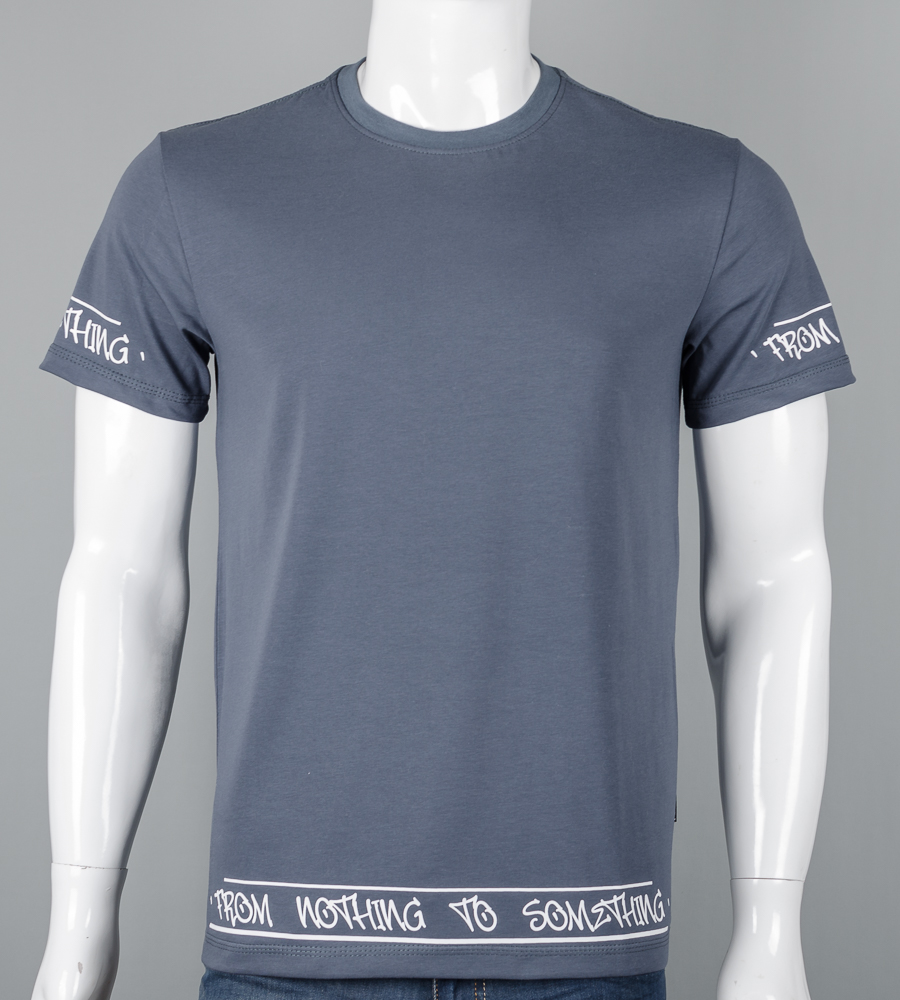 Футболка чоловіча Nothing 2606м (Уп.4шт M-XXL), Графіт 2