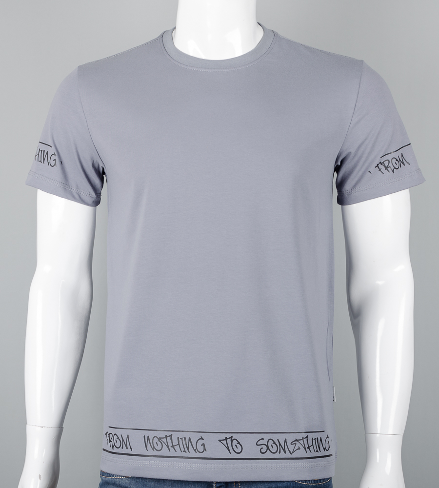 Футболка чоловіча Nothing 2606м (Уп.4шт M-XXL), Сірий 2
