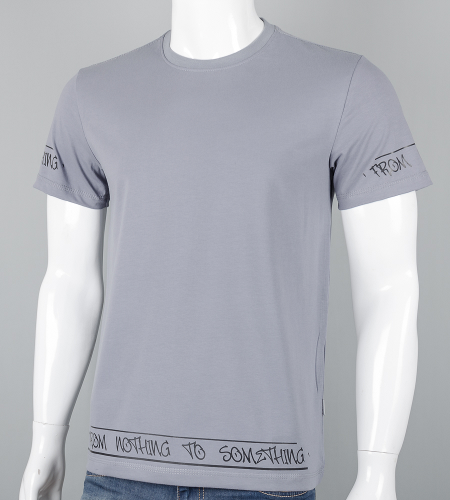 Футболка чоловіча Nothing 2606м (Уп.4шт M-XXL), Сірий 1