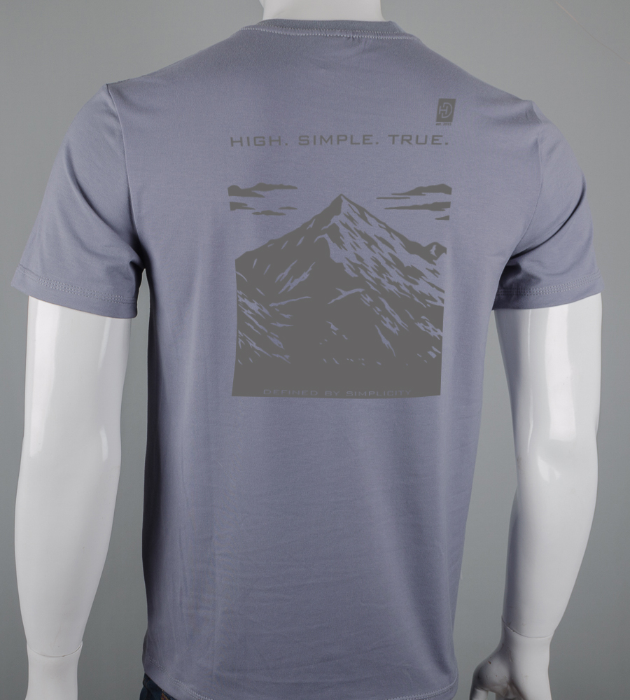 Футболка чоловіча Mountain 2601м (Уп.4шт M-XXL), Сірий 1