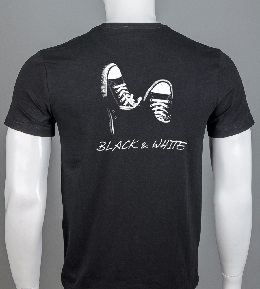 Футболка чоловіча Black White 2604м (Уп.4шт M-XXL)