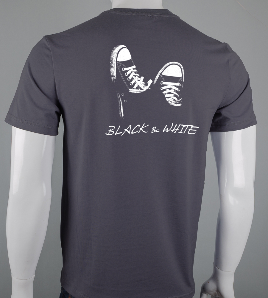 Футболка чоловіча Black White 2604м (Уп.4шт M-XXL)