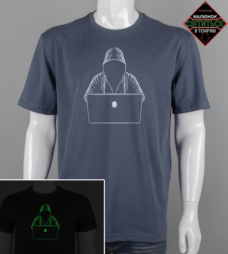 Футболка батал Hacker 2609б (Уп.4шт 3XL,4XL)