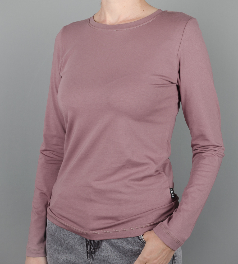 Лонгслів жіночий, Суха троянда 2600жл,  (1шт),  2