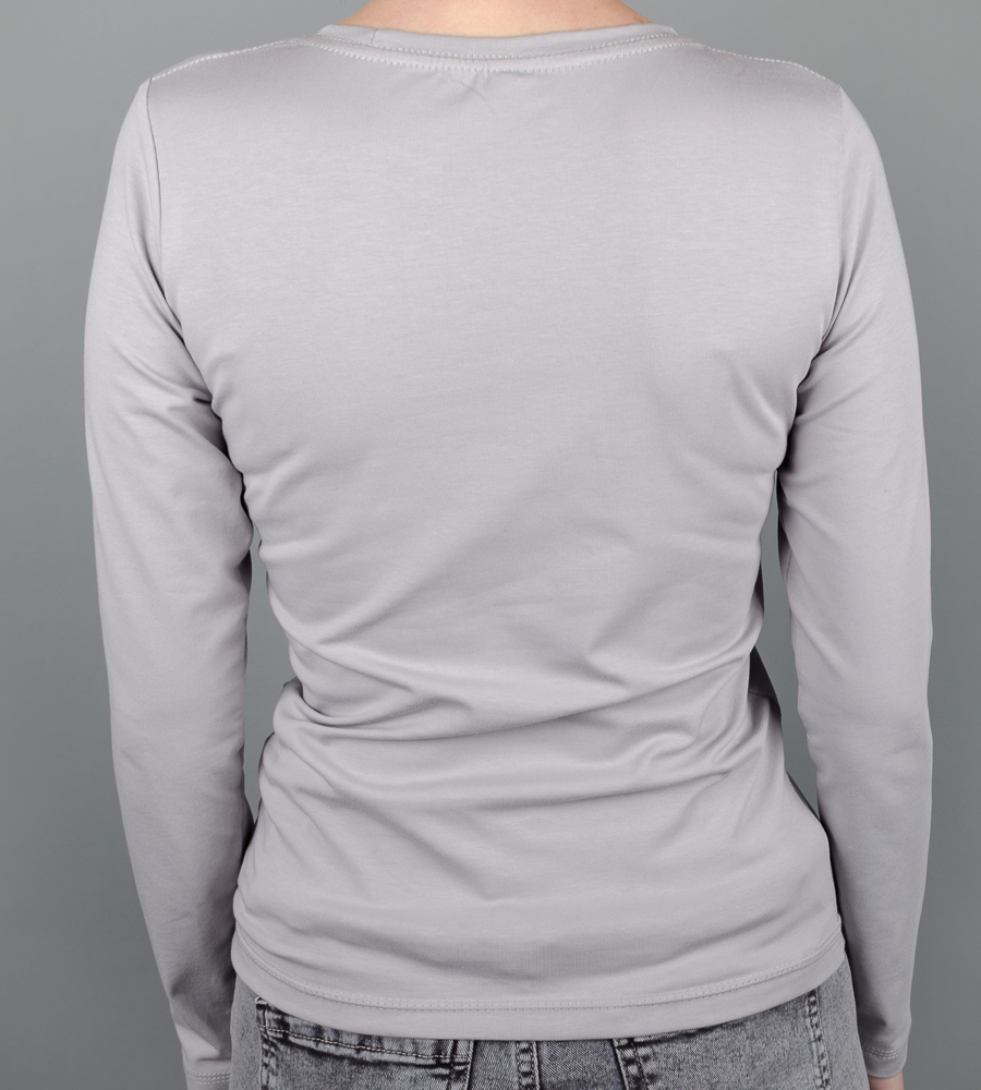 Лонгслів жіночий, Світло-сірий 2600жл,  (1шт),  2