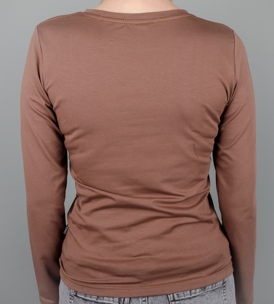 Лонгслів жіночий, Коричневий 2600жл,  (1шт),  3