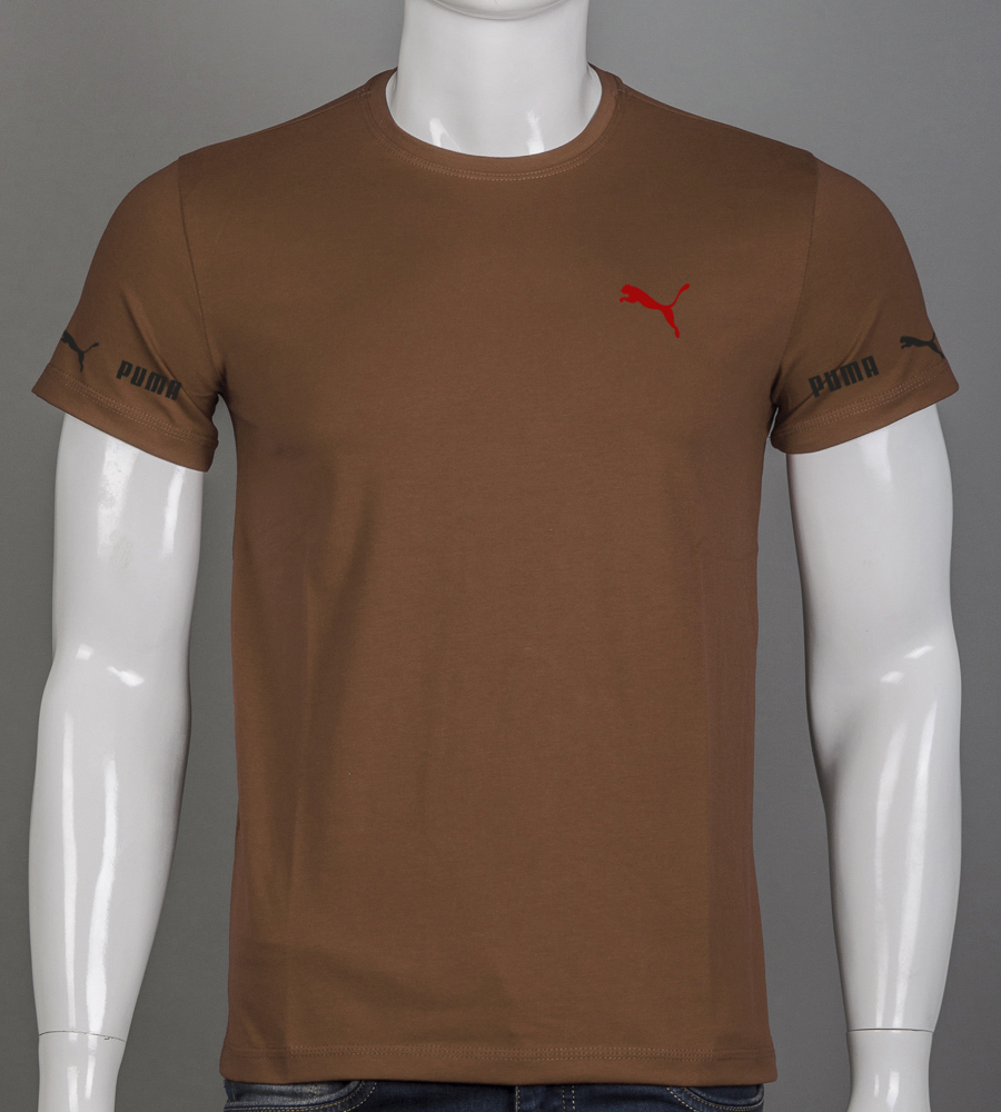 Футболка чоловіча Puma (рукава) Гірчиця 2550м (1шт),  1