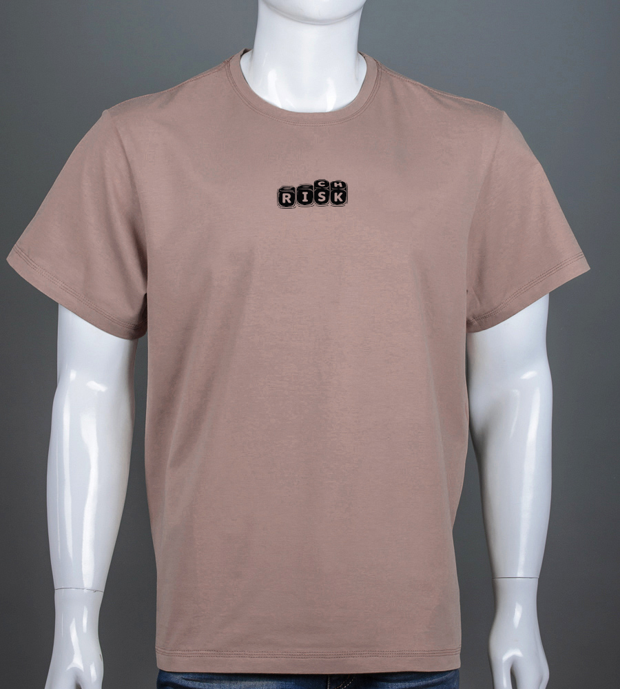 Футболка супер-батал Risk 2607сб (Уп.2шт 5XL,6XL), Капучино 1