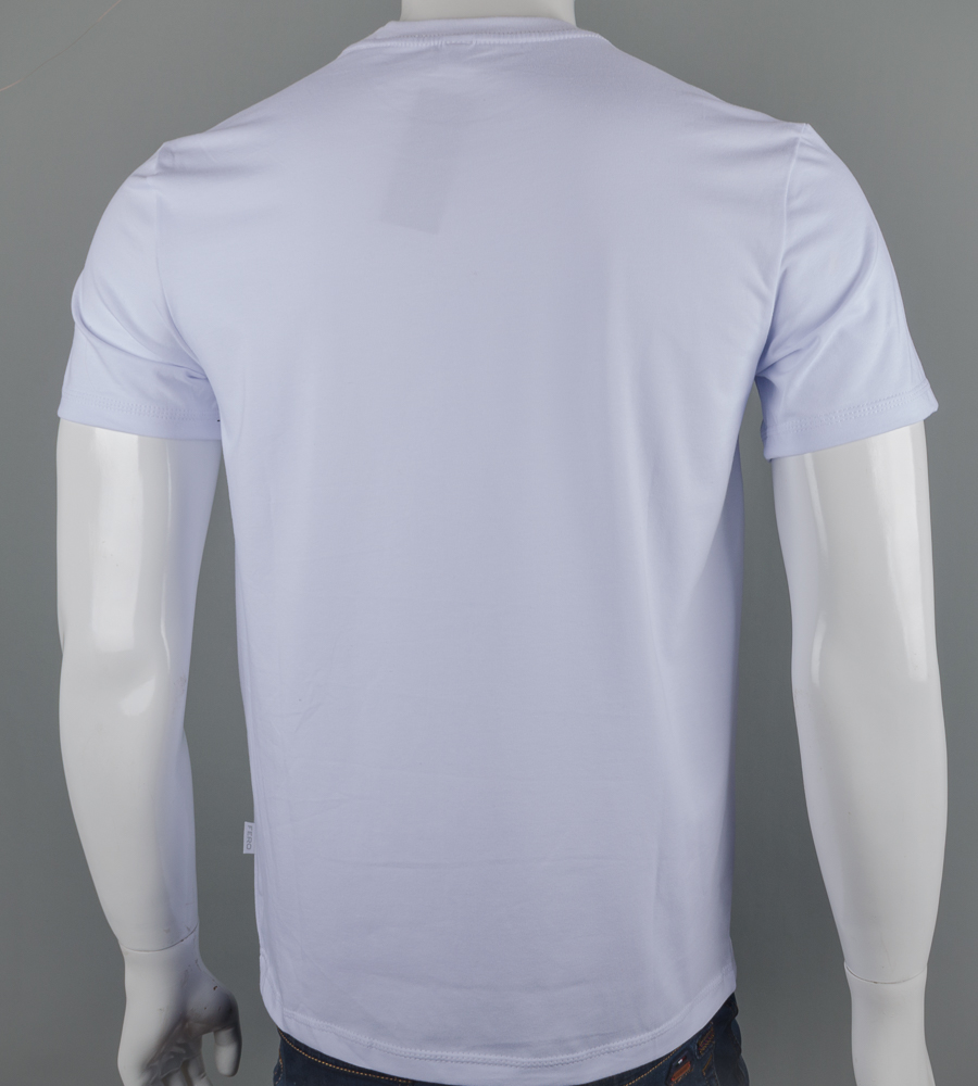 Футболка чоловіча Однотонна 2300м (Уп.4шт M-XXL), Білий 5