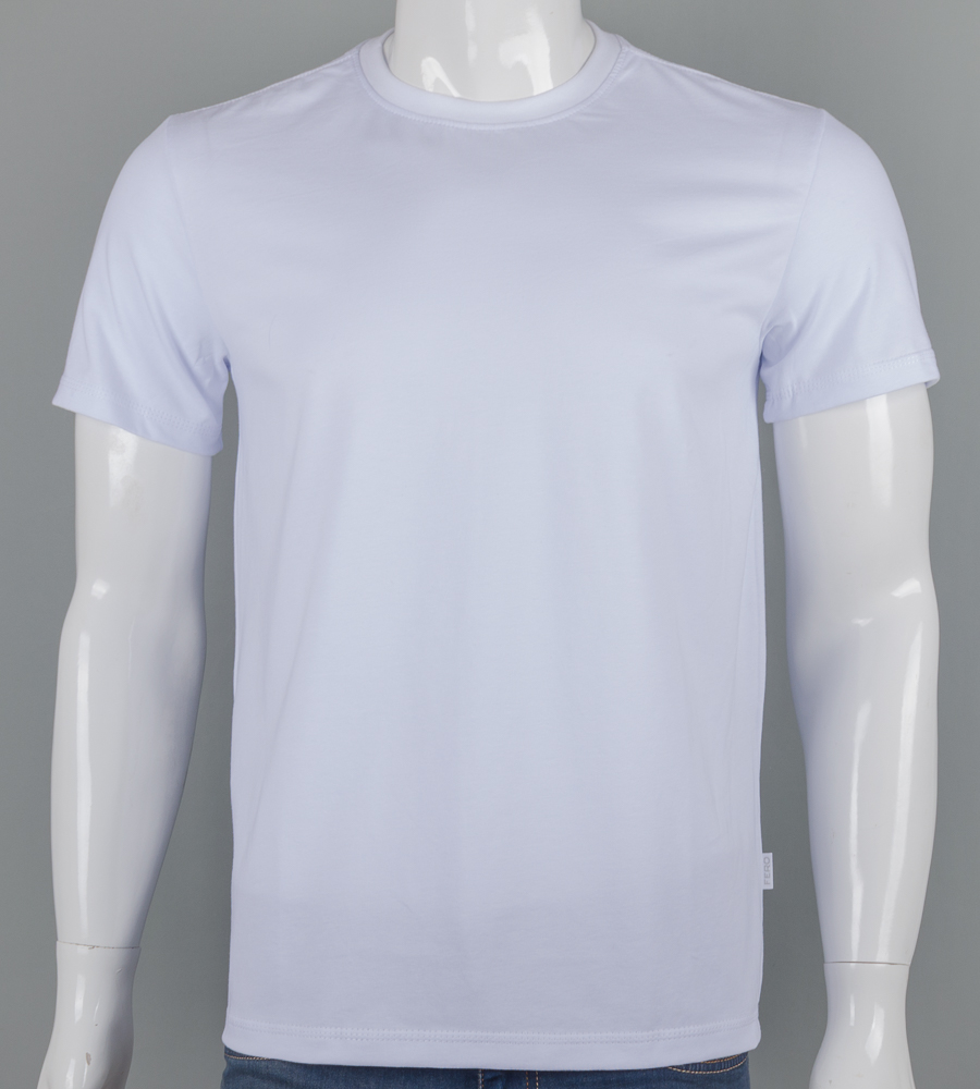 Футболка чоловіча Однотонна 2300м (Уп.4шт M-XXL), Білий 1