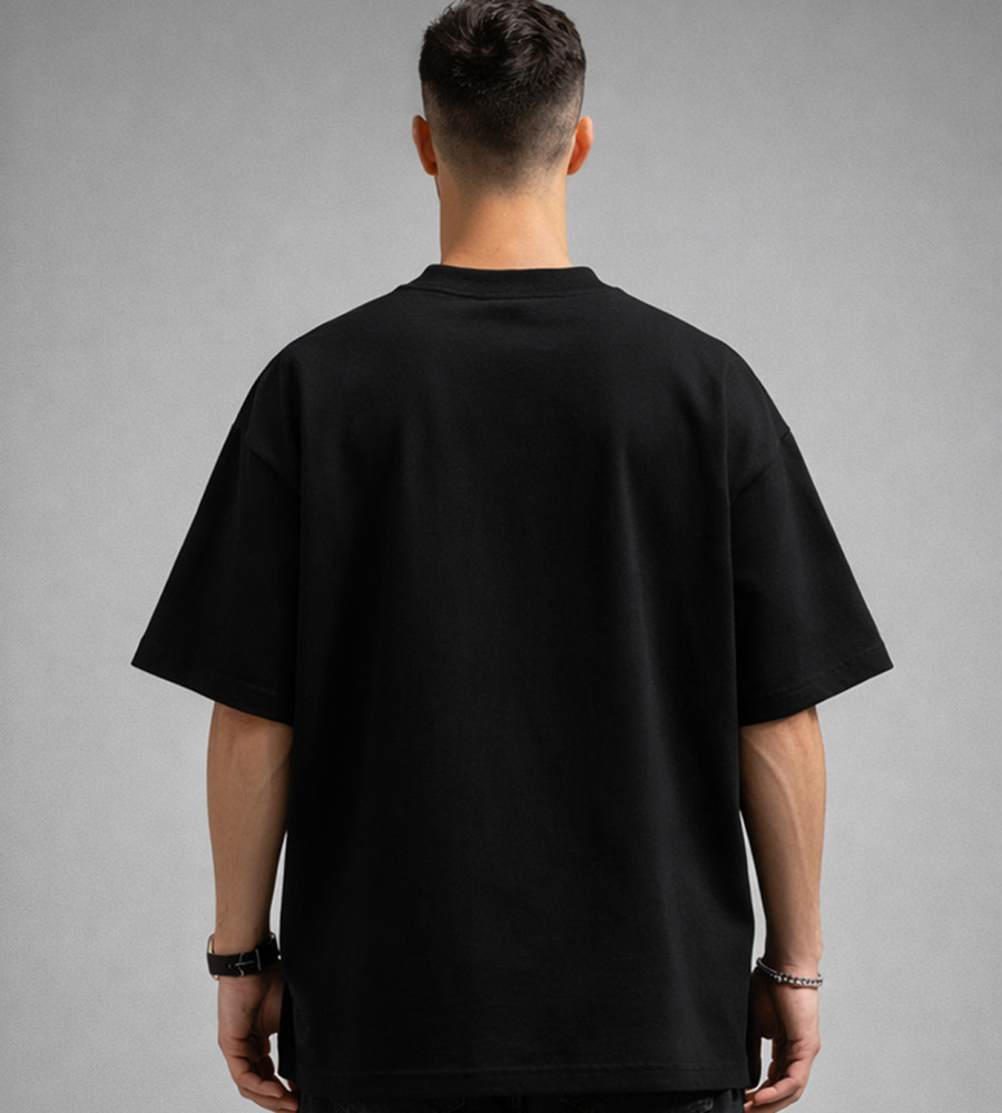 Футболка оверсайз Чорний 3600п,  (1шт),  2