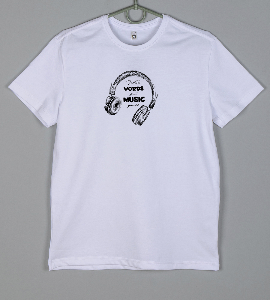 Футболка юніор Music 2526п (Уп.4шт XS, S), Білий 1