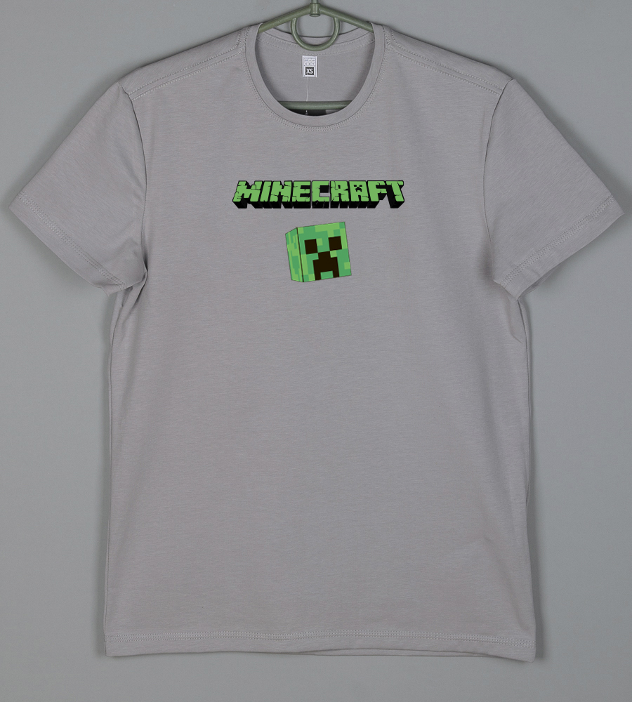 Футболка юніор Minecraft 2620п (Уп.4шт XS, S), Світло-сірий 1