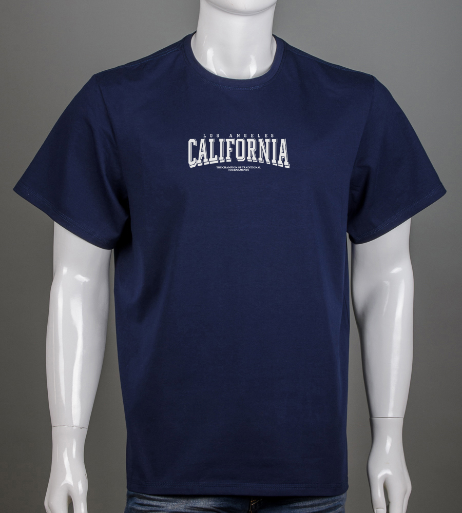 Футболка супер-батал California 2403сб (Уп.2шт 7XL,8XL), Темно-синій 1
