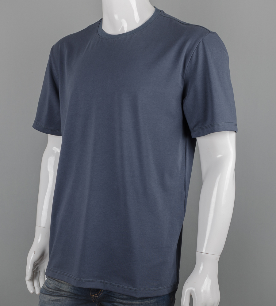 Футболка супер-батал Однотонна 2600сб (Уп.2шт 7XL,8XL), Графіт 2