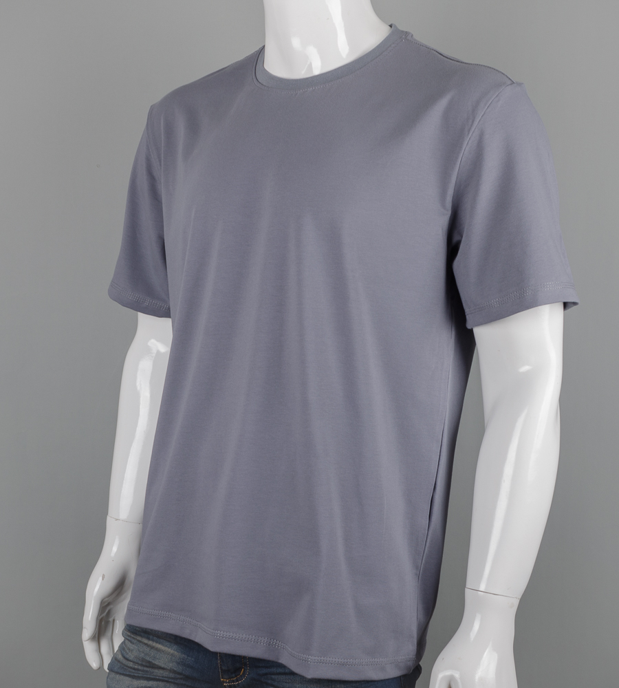 Футболка супер-батал Однотонна 2600сб (Уп.2шт 7XL,8XL), Сірий 5