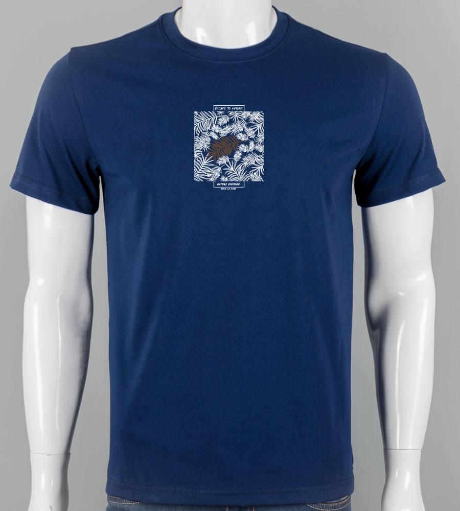 Футболка чоловіча Nature 2617м (Уп.4шт M-XXL), Темно-синій 1