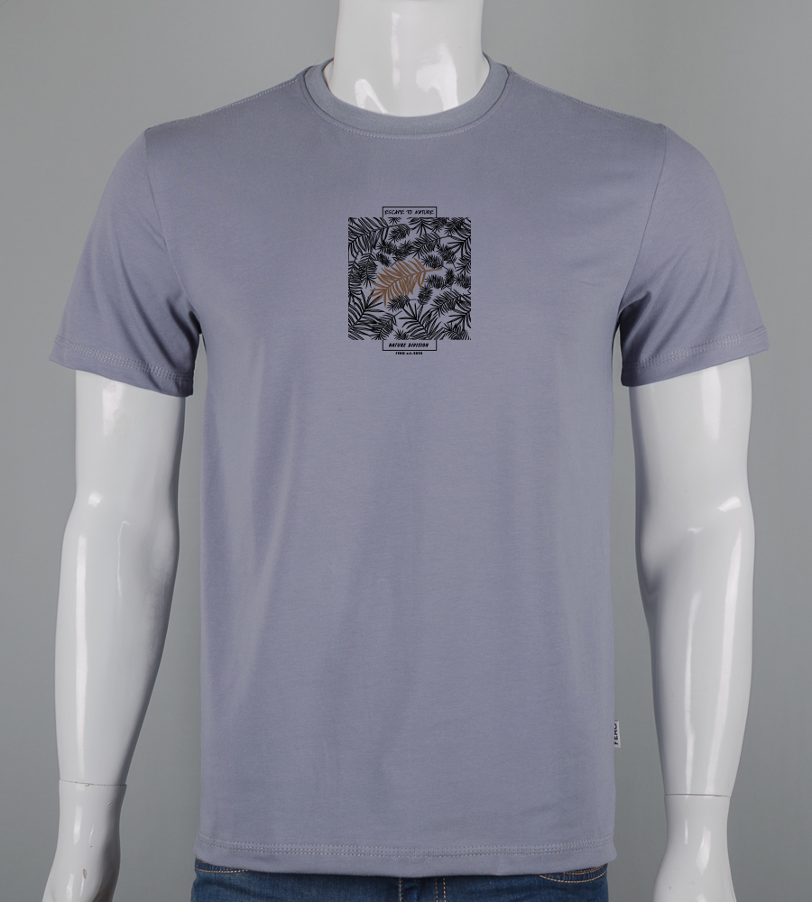 Футболка чоловіча Nature 2617м (Уп.4шт M-XXL), Сірий 1