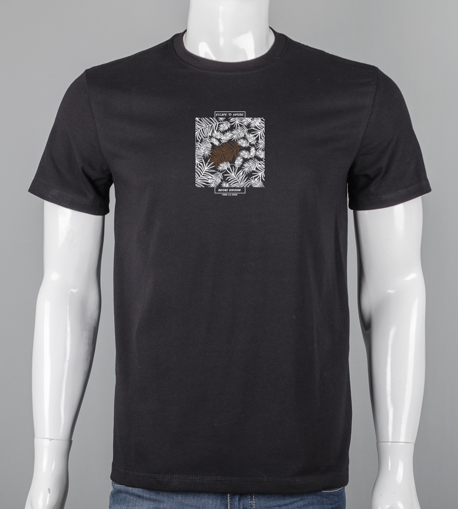 Футболка чоловіча Nature 2617м (Уп.4шт M-XXL), Чорний 1